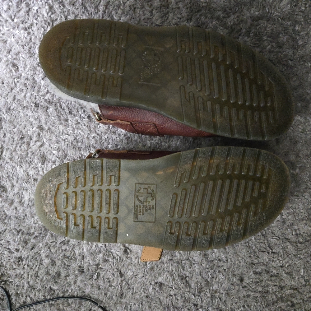 Dr. Martens Brown Leather Unisex Clogs - Jorge - Picture 6 of 9